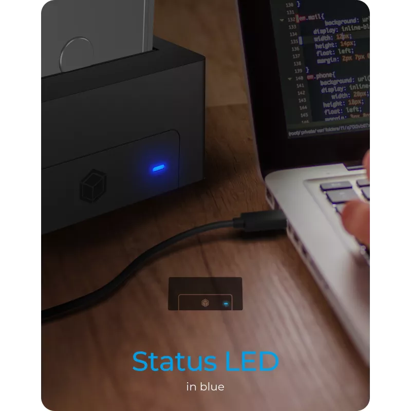 ICY BOX IB-1121-U3 USB 3.2 Gen 1 (3.1 Gen 1) Type-A Schwarz