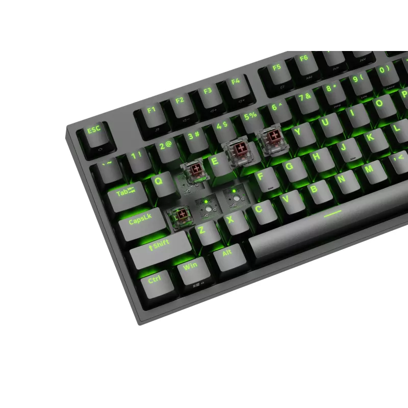 GENESIS Thor 404 TKL Tastatur Gaming USB QWERTY US-Englisch Schwarz