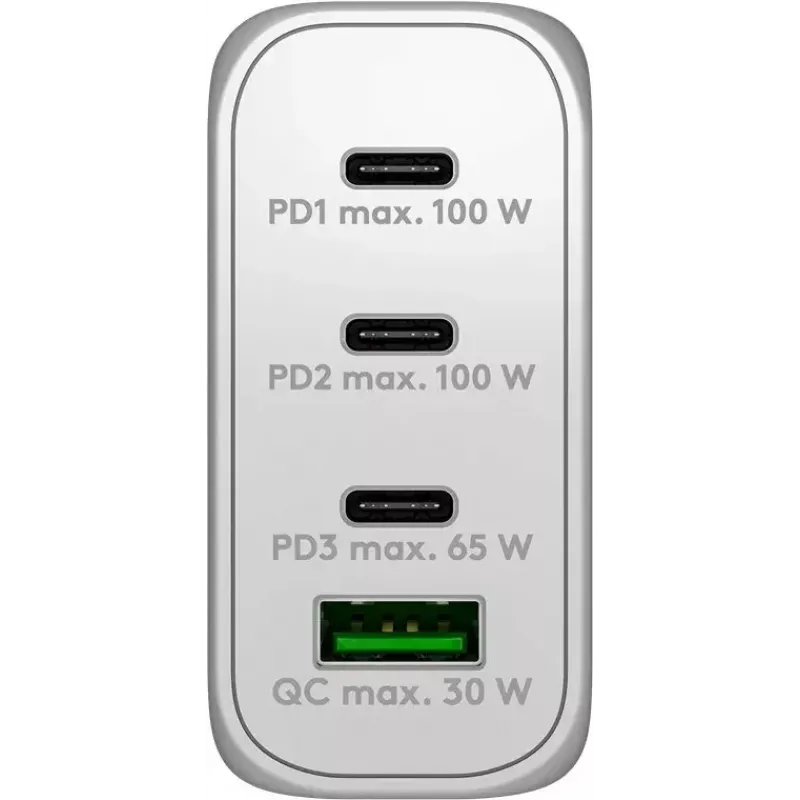 Goobay Ladegerät 65556 Indoor AC Schnellladegerät für Laptop Smartphone