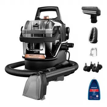Bissell SpotClean Hydrosteam Pro Zylinder-Dampfreiniger 1,9 L 1000 W Schwarz, Kupfer, Transparent