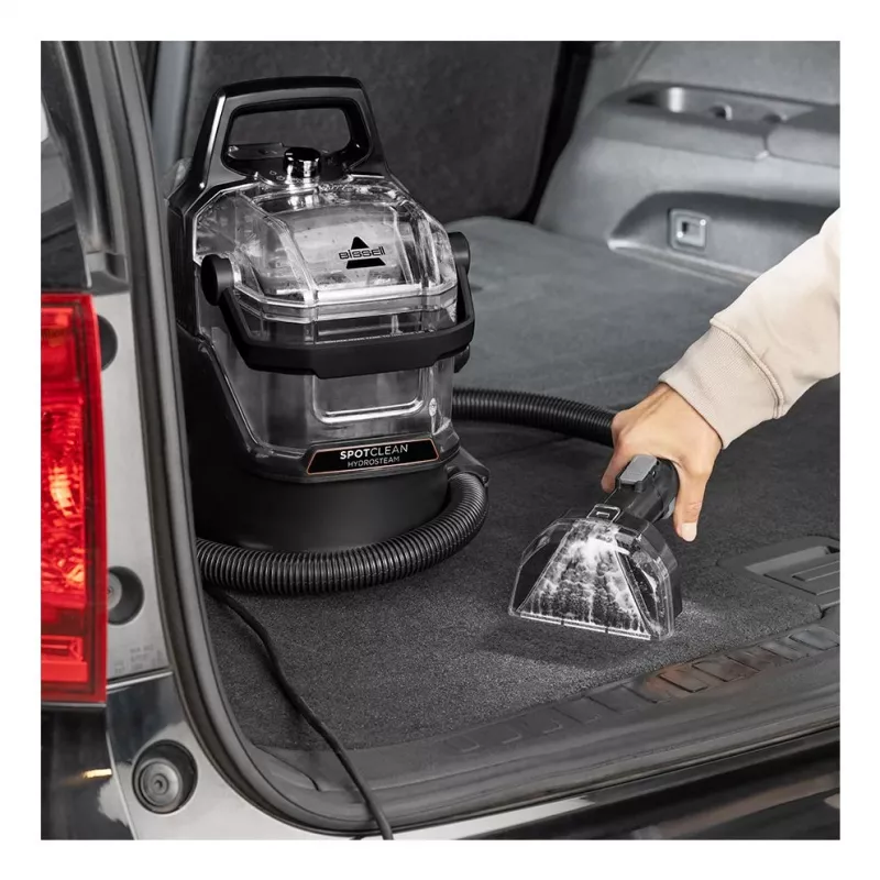 Bissell SpotClean Hydrosteam Pro Zylinder-Dampfreiniger 1,9 L 1000 W Schwarz, Kupfer, Transparent