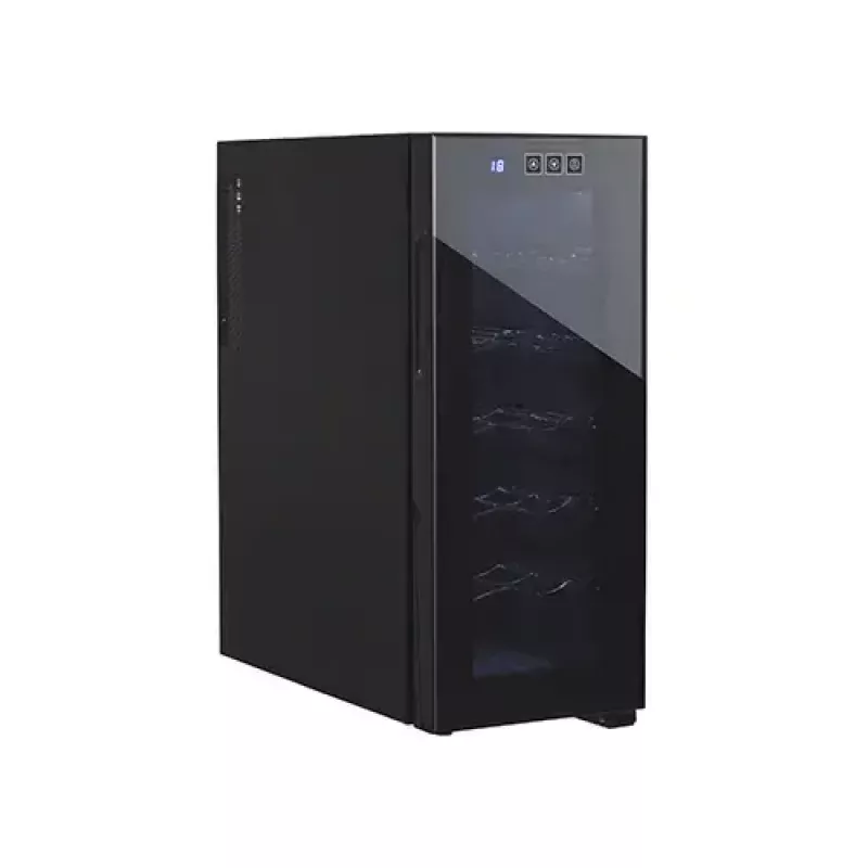 Thermoelektrischer Weinkühler Adler AD 8083 — 12 Flaschen, freistehend, schwarz, 33 L, 12–18 °C