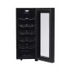 Thermoelektrischer Weinkühler Adler AD 8083 — 12 Flaschen, freistehend, schwarz, 33 L, 12–18 °C