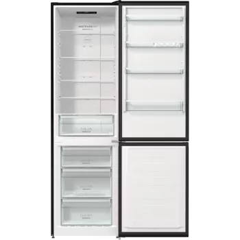Gorenje NRK6202EBXL4 Kühl-Gefrierkombination Freistehend 331 L Schwarz