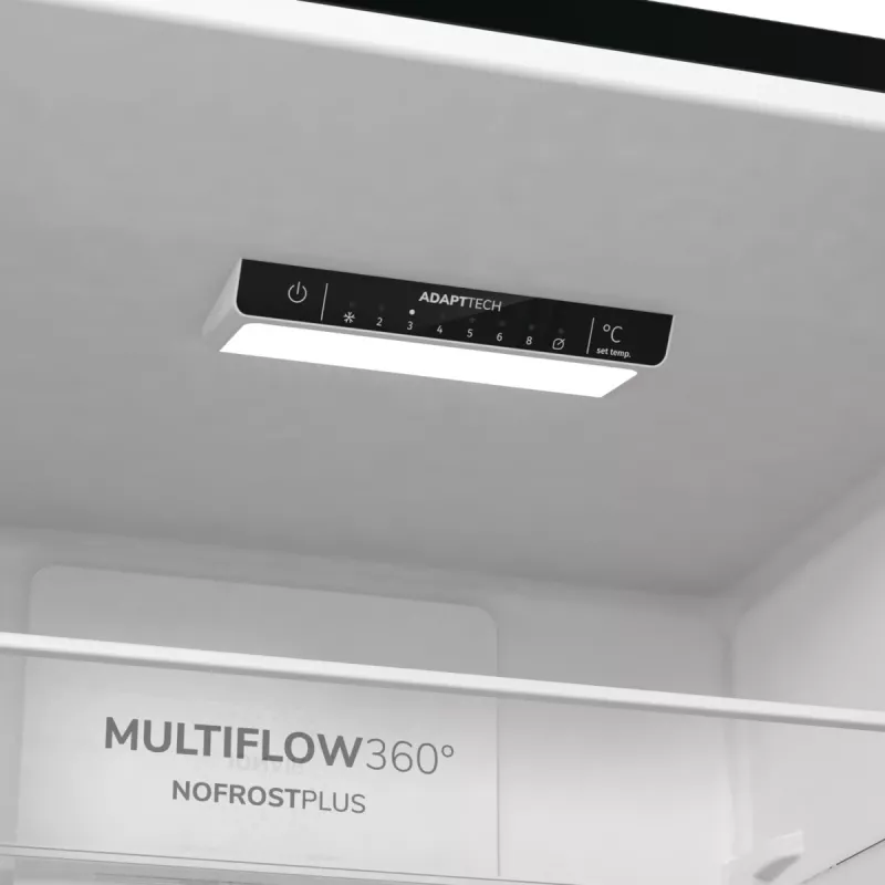 Gorenje NRK6202EBXL4 Kühl-Gefrierkombination Freistehend 331 L Schwarz
