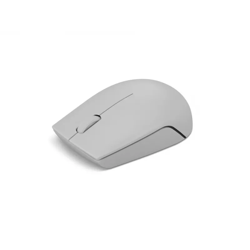 Kabellose Lenovo Compact Maus Arctic Grey — Beidhändig, RF Wireless, 1000 DPI, 3 Tasten, batteriebetrieben