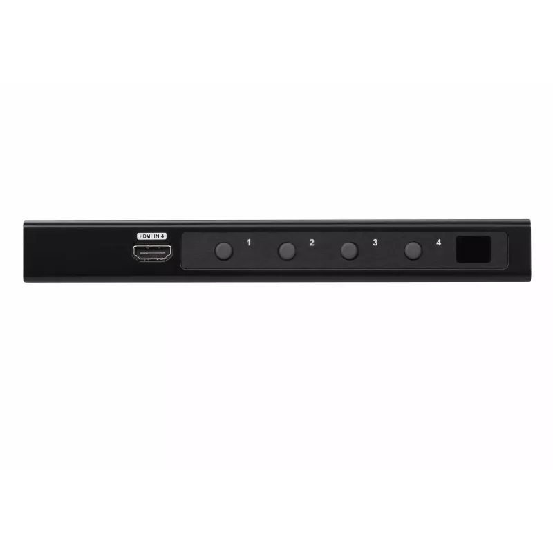 ATEN 4-Port True 4K HDMI Switch, HDMI, Metall, Schwarz, 60 Hz, 3 m, 18 Gbit/s