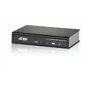 ATEN 2-Port HDMI Audio/Video-Splitter 4Kx2K, HDMI, 2x HDMI, 4096 x 2160 Pixel, Schwarz, Metall, 4K Ultra HD