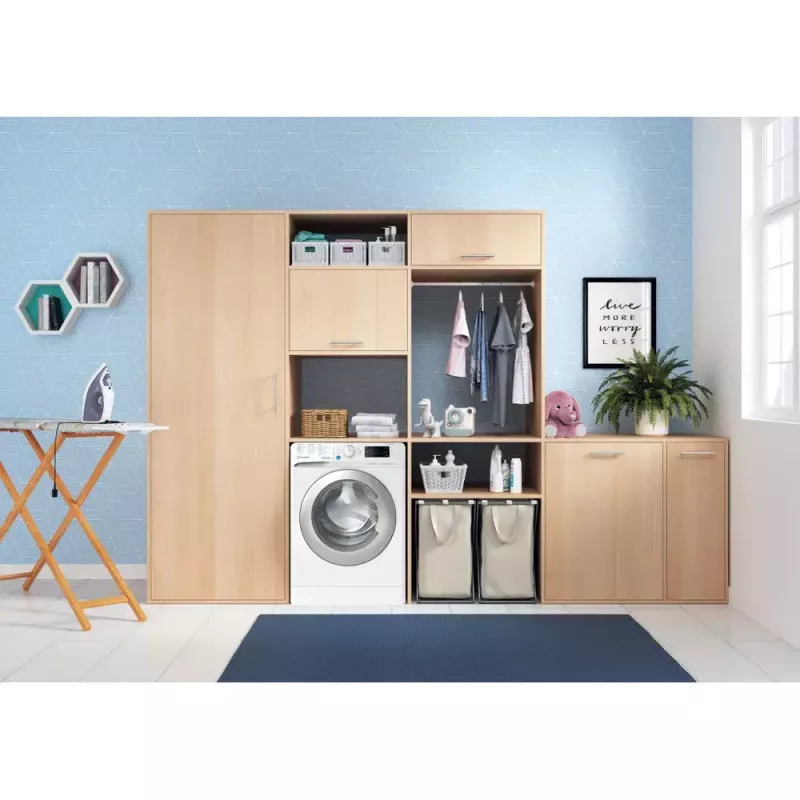 Frontlader-Waschmaschine Indesit BWE 91496X WSV EE — 9 kg, 1400 U/min, A Energie, weiß