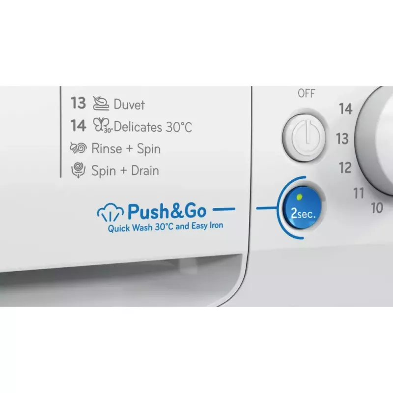 Frontlader-Waschmaschine Indesit BWE 91496X WSV EE — 9 kg, 1400 U/min, A Energie, weiß