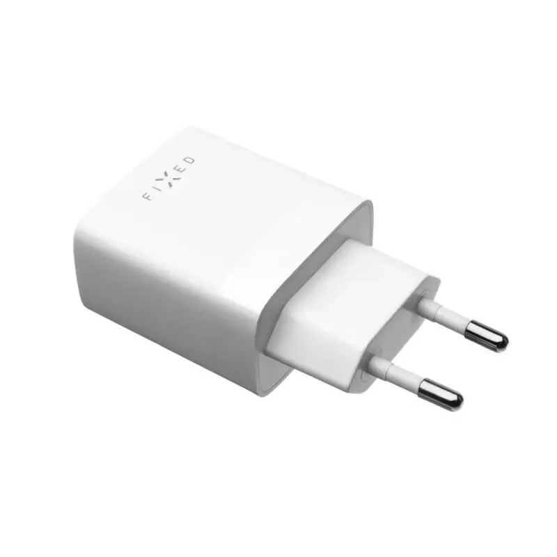Ladegerät für Mobilgeräte FIXED FIXC17N-2U-WH AC Schnellladung Smartphone Tablet Weiß
