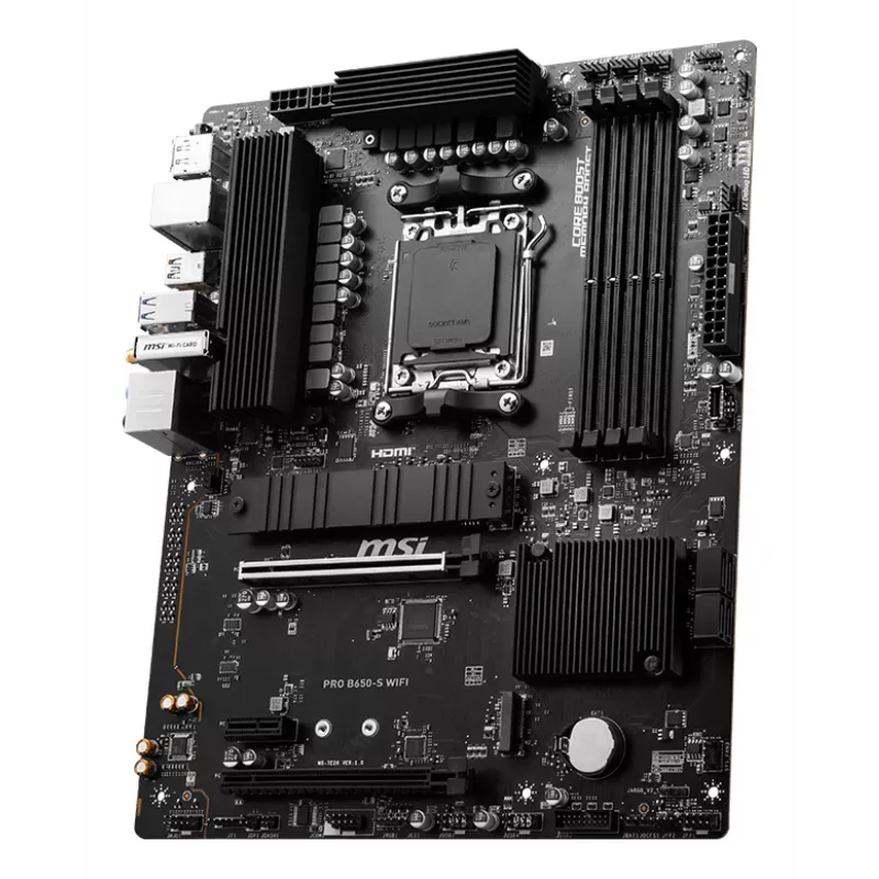 MSI PRO B650-S WIFI Motherboard AMD B650 Sockel AM5 ATX