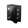 PC-Gehäuse MSI MAG FORGE 120A AIRFLOW Midi-Tower — Schwarz, Tempered Glass, Mesh, 3×120-mm-Frontlüfter, 2×120-mm-Topplüfter, ATX-Unterstützung