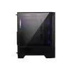 PC-Gehäuse MSI MAG FORGE 120A AIRFLOW Midi-Tower — Schwarz, Tempered Glass, Mesh, 3×120-mm-Frontlüfter, 2×120-mm-Topplüfter, ATX-Unterstützung