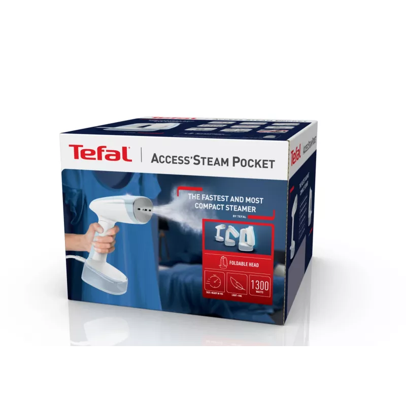 Tefal Access Steam Pocket DT3041 Handdampfglätter 1300 W Blau, Weiß