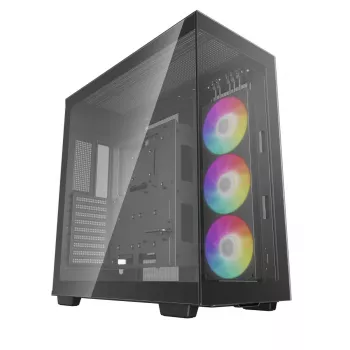 PC-Gehäuse DeepCool CH780 Tower — Full Tower, E-ATX-Unterstützung, gehärtetes Glas, aRGB, USB-C, max. GPU 480 mm
