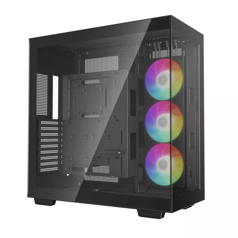 PC-Gehäuse DeepCool CH780 Tower — Full Tower, E-ATX-Unterstützung, gehärtetes Glas, aRGB, USB-C, max. GPU 480 mm