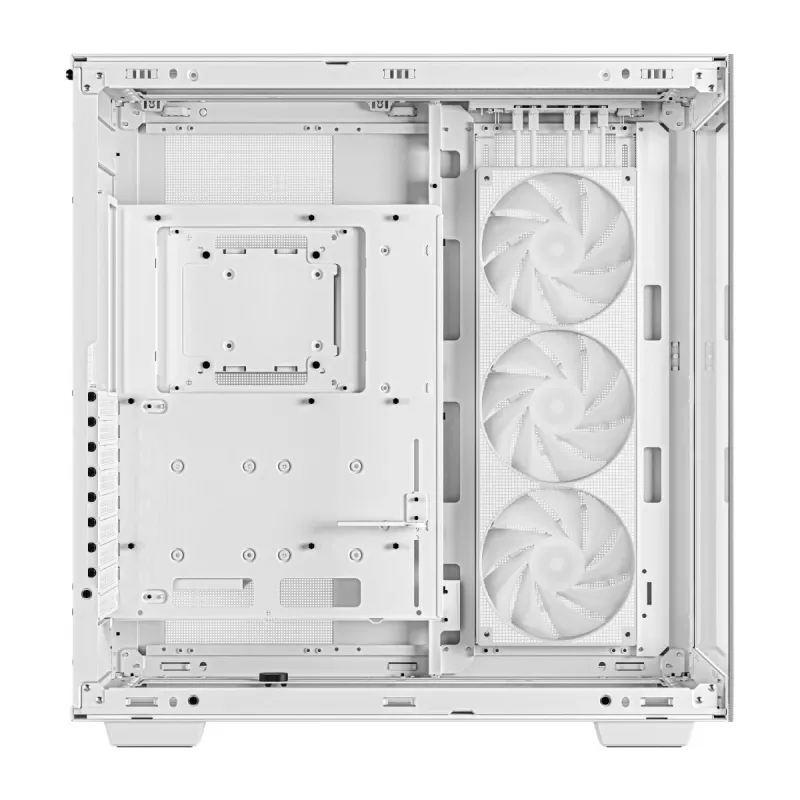 PC-Gehäuse DeepCool CH780 WH Tower Weiß — Full Tower, E-ATX, gehärtetes Glas, aRGB, 48 cm GPU, 13,2 cm CPU-Kühler
