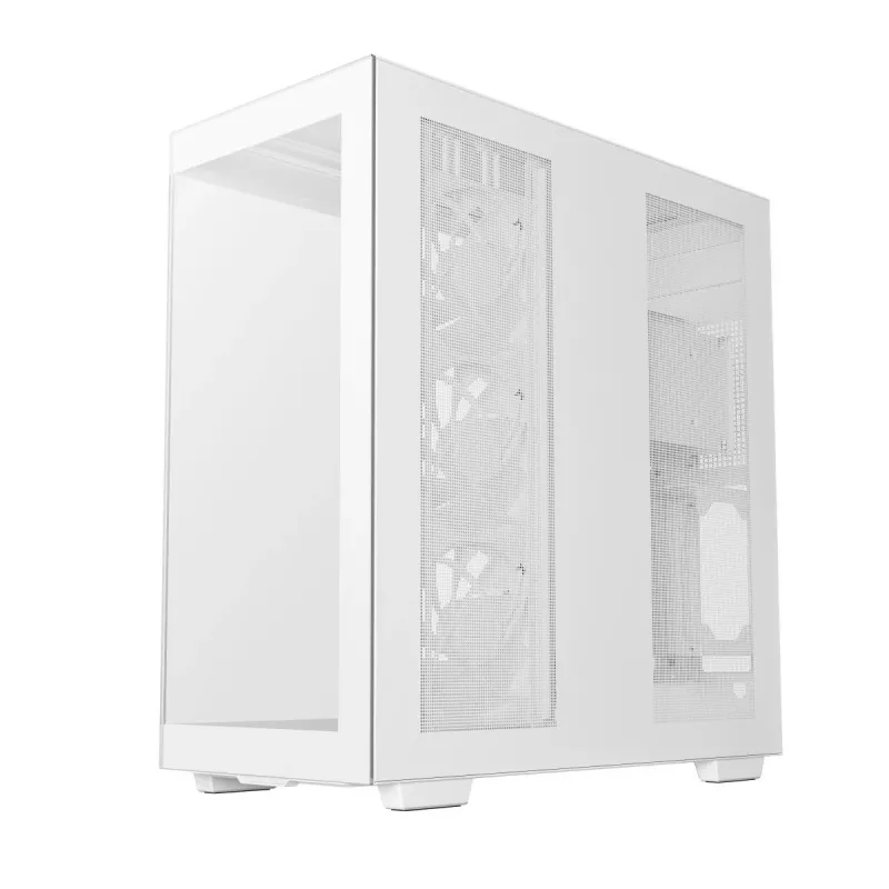 PC-Gehäuse DeepCool CH780 WH Tower Weiß — Full Tower, E-ATX, gehärtetes Glas, aRGB, 48 cm GPU, 13,2 cm CPU-Kühler