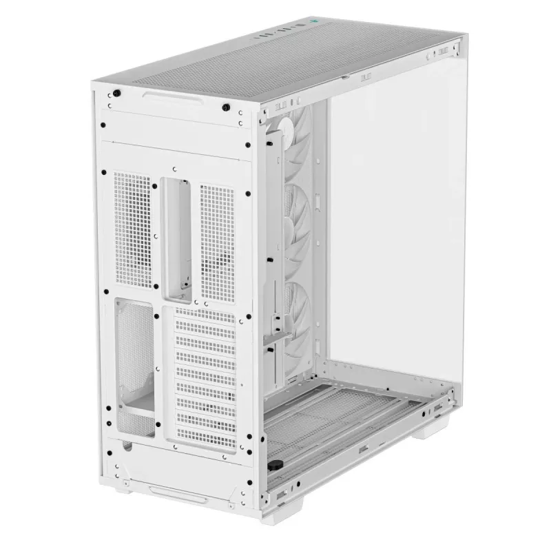 PC-Gehäuse DeepCool CH780 WH Tower Weiß — Full Tower, E-ATX, gehärtetes Glas, aRGB, 48 cm GPU, 13,2 cm CPU-Kühler