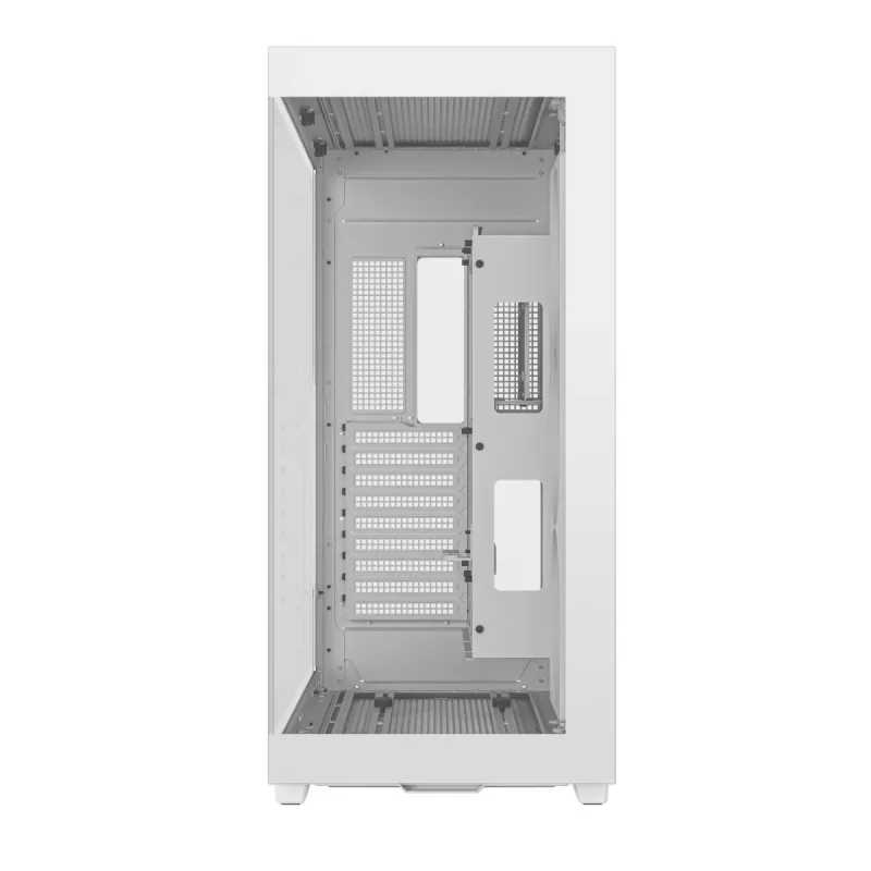 PC-Gehäuse DeepCool CH780 WH Tower Weiß — Full Tower, E-ATX, gehärtetes Glas, aRGB, 48 cm GPU, 13,2 cm CPU-Kühler