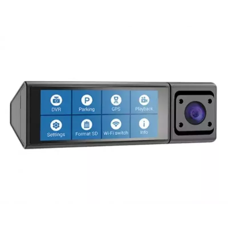 Dashcam Navitel RC3 PRO Autokamera — Full HD 1920x1080, 106° Winkel, Dual-Kamera, IPS 3,16 Zoll Display, MicroSD bis zu 128 GB, USB-Stromversorgung
