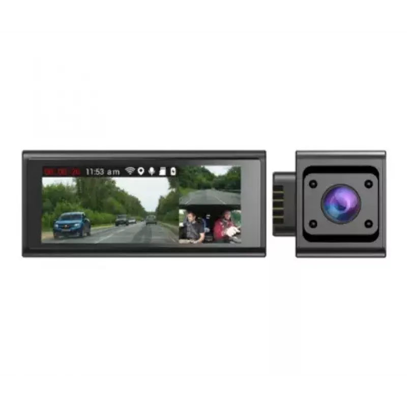 Dashcam Navitel RC3 PRO Autokamera — Full HD 1920x1080, 106° Winkel, Dual-Kamera, IPS 3,16 Zoll Display, MicroSD bis zu 128 GB, USB-Stromversorgung