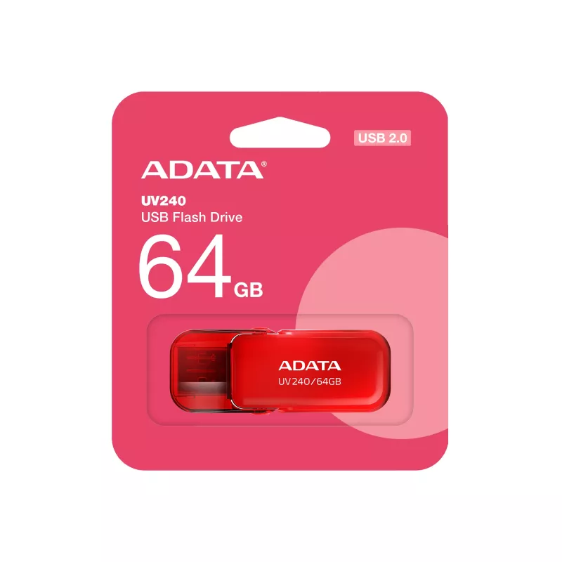 ADATA UV240 USB-Stick 64 GB USB Typ-A 2.0 Rot