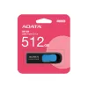 ADATA UV128 USB-Flash-Laufwerk 512 GB USB Typ-A 3.2 Gen 1 (3.1 Gen 1) Schwarz, Blau