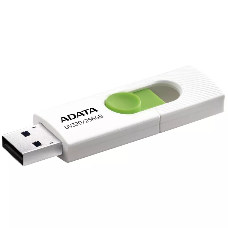 ADATA UV320 USB-Stick 256 GB USB Typ-A 3.2 Gen 1 (3.1 Gen 1) Grün, Weiß