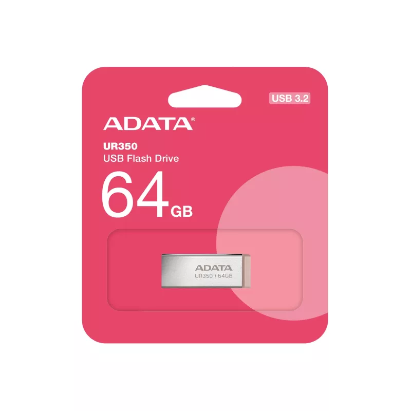 ADATA UR350 USB-Stick 64 GB USB Typ-A 3.2 Gen 1 (3.1 Gen 1) Braun