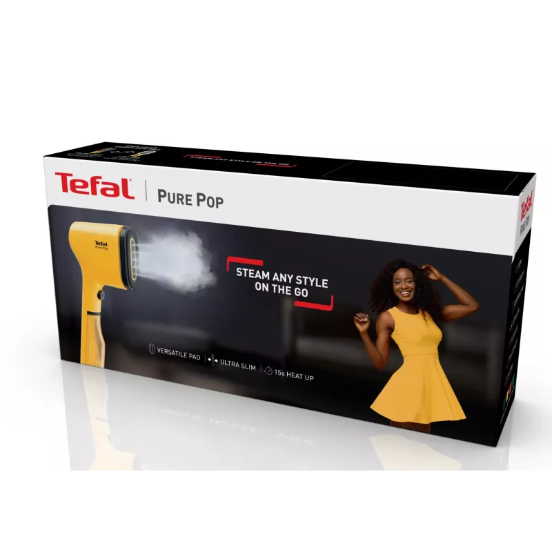 Handdampfglätter Tefal DT2026 — 0,07 l Wassertank, 1300 W, gelb