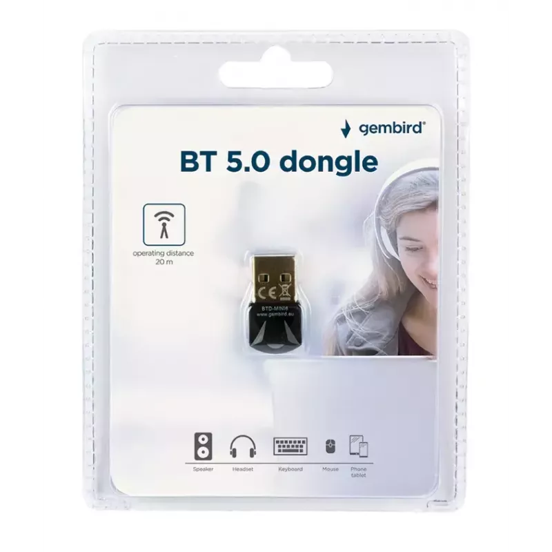 Bluetooth-Netzwerkkarte Gembird BTD-MINI6 kabellose USB-Schnittstelle