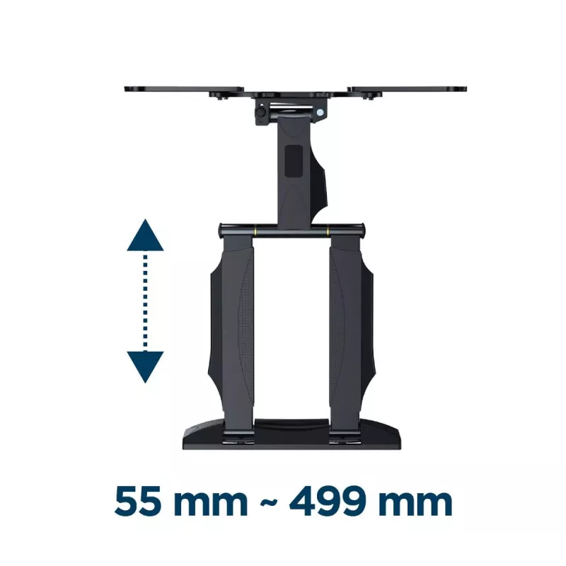 GEMBIRD Premium Vollbewegliche TV-Wandhalterung, 32 Zoll–55 Zoll, 32 kg