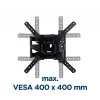GEMBIRD Premium Vollbewegliche TV-Wandhalterung, 32 Zoll–55 Zoll, 32 kg