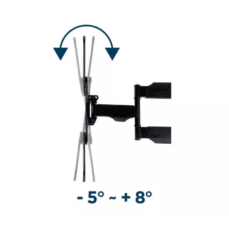 GEMBIRD Premium Vollbewegliche TV-Wandhalterung, 32 Zoll–55 Zoll, 32 kg