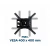 GEMBIRD Premium Vollbewegliche TV-Wandhalterung, 32 Zoll–55 Zoll, 32 kg