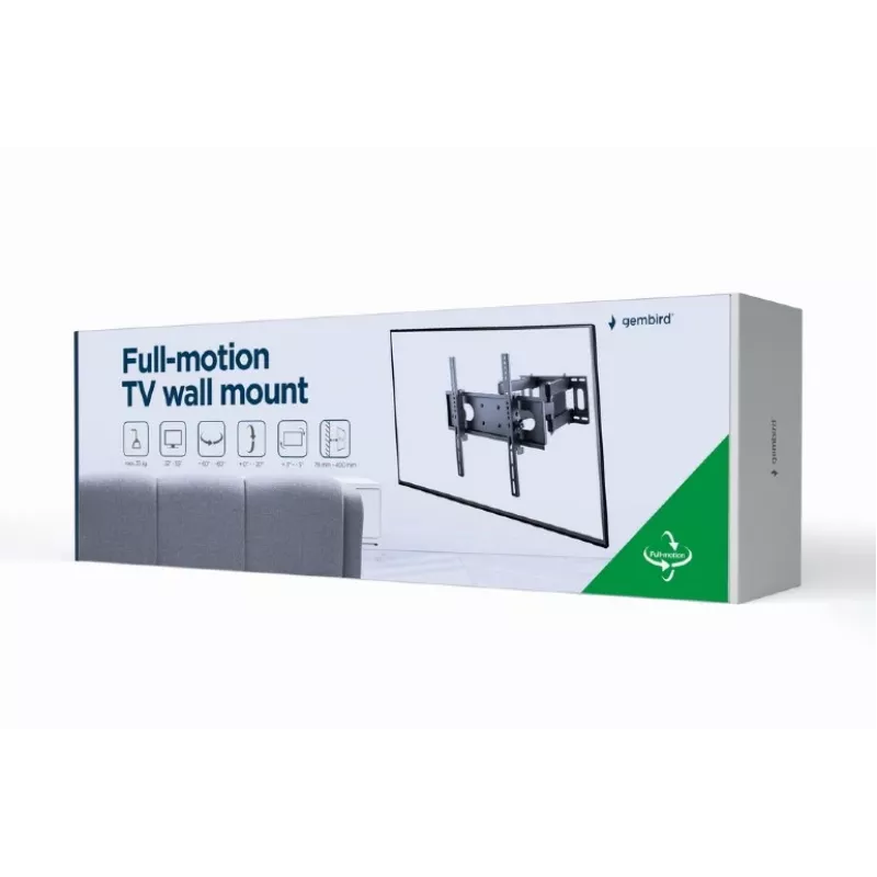 GEMBIRD TV-Wandhalterung (voll beweglich), 32 Zoll – 55 Zoll