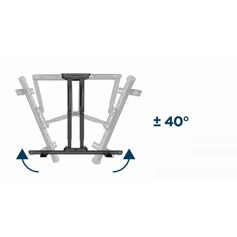 TV-Halterung Gembird WM-58ST-01 Stahl 58 Zoll 36,4 kg Tragkraft