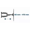 TV-Halterung Gembird WM-58ST-01 Stahl 58 Zoll 36,4 kg Tragkraft