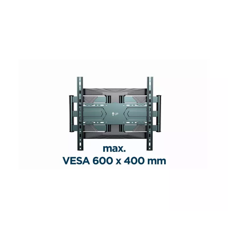 Wandhalterung für TV Gembird WM-80ST-01 Stahl für 40–80 Zoll Bildschirme, 50 kg, VESA 100×100–600×400, neig- und schwenkbar
