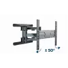 Wandhalterung für TV Gembird WM-80ST-01 Stahl für 40–80 Zoll Bildschirme, 50 kg, VESA 100×100–600×400, neig- und schwenkbar