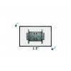 Wandhalterung für TV Gembird WM-80ST-01 Stahl für 40–80 Zoll Bildschirme, 50 kg, VESA 100×100–600×400, neig- und schwenkbar