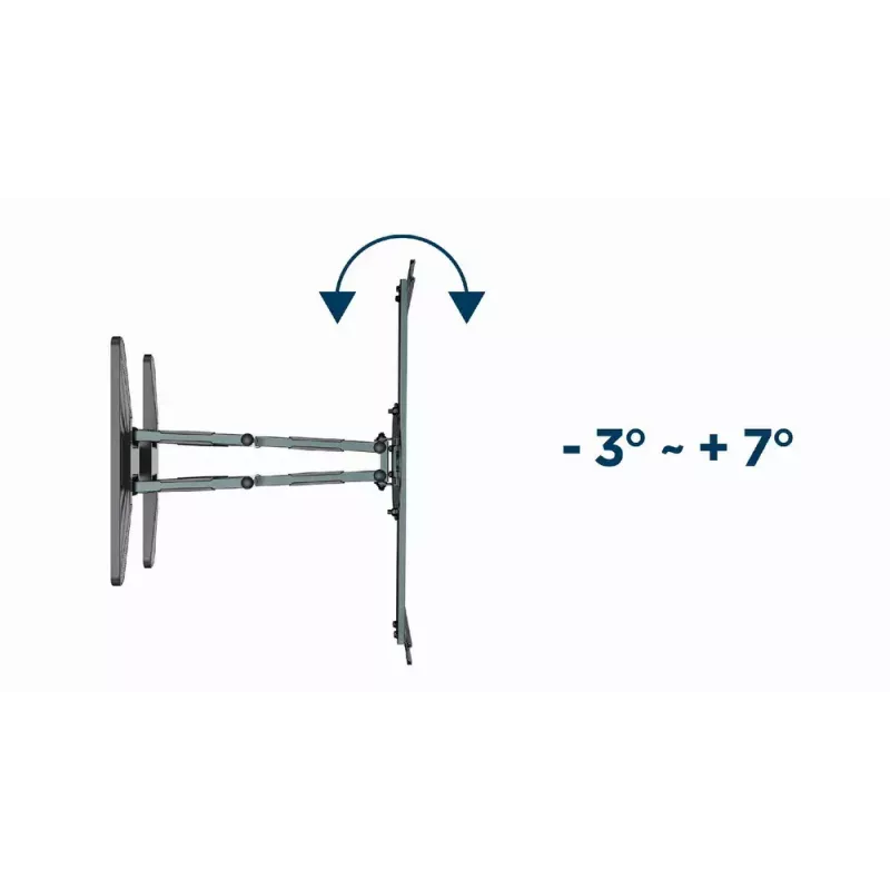 GEMBIRD Rotierende Full-Motion-TV-Wandhalterung, 40 Zoll – 80 Zoll
