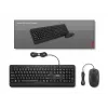 Lenovo 160 Tastatur Maus enthalten Home/Office USB US English Schwarz