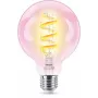 Philips Filament Clear 40 W G95 E27, Smart-Leuchtmittel, Wi-Fi/Bluetooth, Transparent, Wi-Fi 4 (802.11n), 802.11b, 802.11g, LED, E27