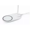 GEMBIRD Schreibtischlampe mit kabellosem Ladegerät, Weiß
