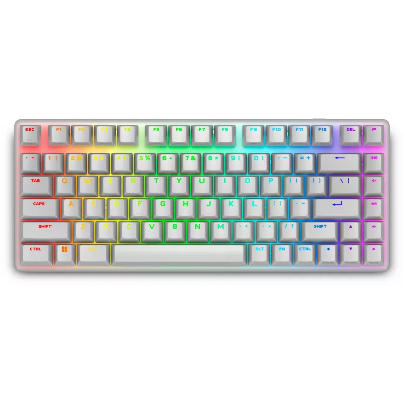 Alienware Pro Wireless Gaming Keyboard USB + RF Wireless + Bluetooth Weiß