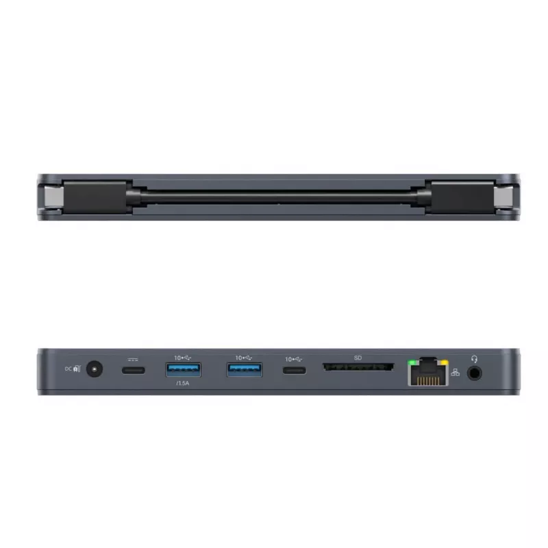 Targus HyperDrive Next Kabelgebundener USB 3.2 Gen 2 (3.1 Gen 2) Type-C Blau