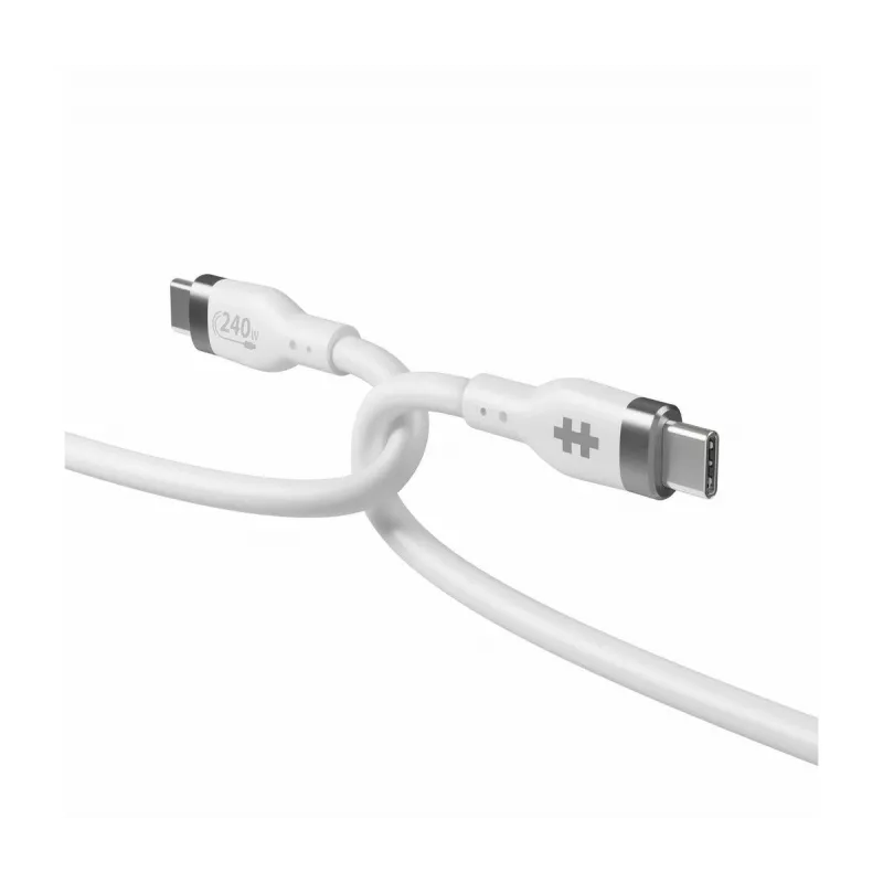 TARGUS Hyper 2m Silikon 240W USB-C-Ladekabel - Weiß